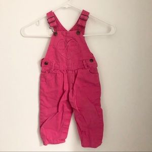 Magenta Osh Kosh overalls